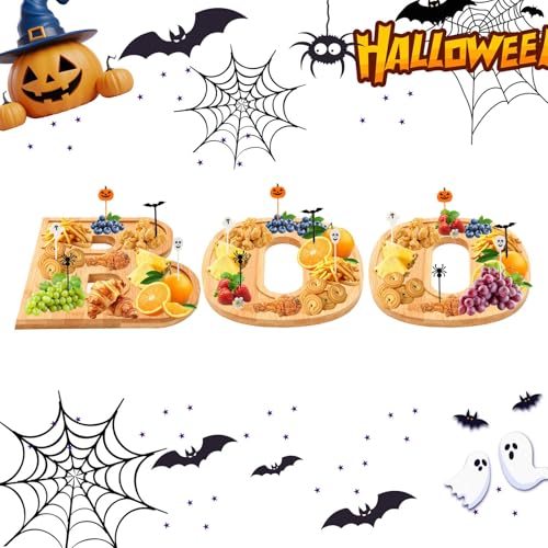 Halloween Charcuterie Board Set with 3