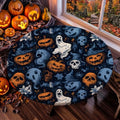 Halloween Round Fitted Tablecloth for 31-36 Inch Tables - Spooky Party Decor