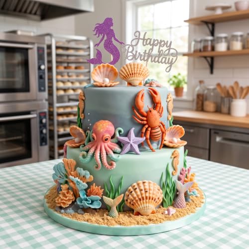 Marine Theme Silicone Mold Set of 4 for Cake Decorating & Crafts - Style D