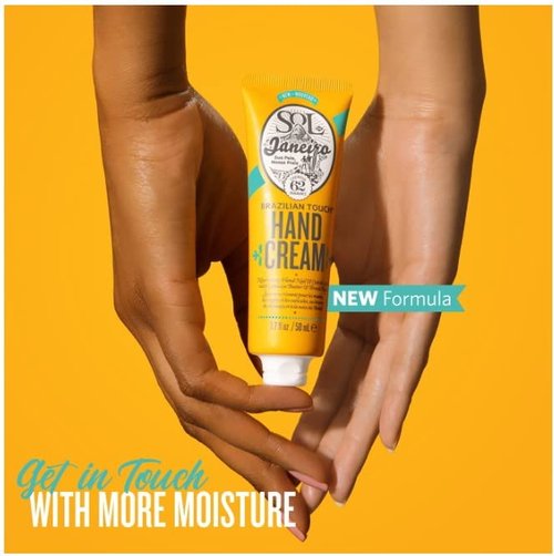 Sol de Janeiro Hand Cream & Brazilian Kiss Lip Butter Duo - Travel Size Set for Soft Skin