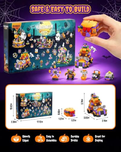 Halloween Advent Calendar 2026 - 31-Day Building Blocks for Kids & Families