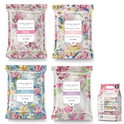 Facial Cleansing Wipes for Women - Makeup Remover, Hydrating & Anti-Aging Set