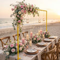 Adjustable Over-the-Table Rod Stand with Clamp for Decorations Gold