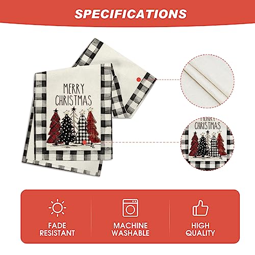 Buffalo Plaid Xmas Table Runner 13x72 Inch Multi Color Holiday Home Decor