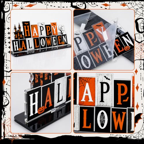 Happy Halloween Sign Indoor Decorations for Office & Home Festive Decor