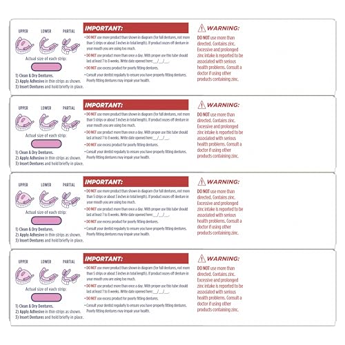 Fixodent Ultra Max Hold Secure Denture Adhesive Cream for Full and Partial Denture Wearers, 2.2oz (Pack of 4)