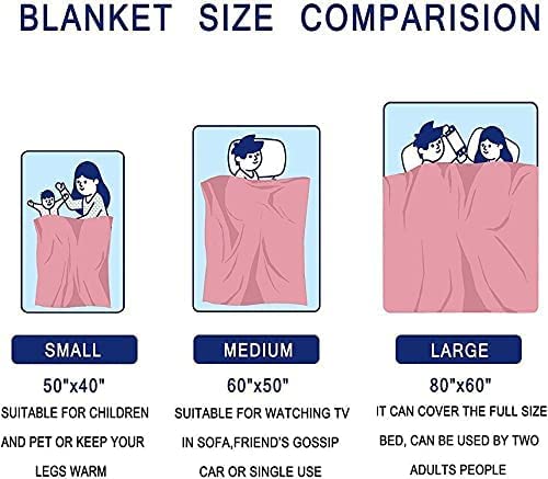 Big 80x60 Inch Girl Ballerina Blanket for Adults Super Soft Flannel Throw - Color 1