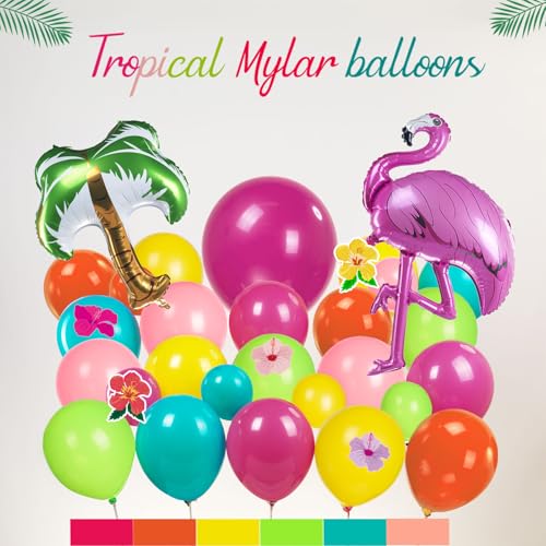Mexican Fiesta Balloon Arch Garland Kit - Taco Tuesday Birthday Decorations - Hot Pink & Orange