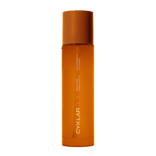 CYKLAR Vitamin C Body Oil - Moisturizing Vanilla Verve Scented Serum for Glowing Skin | 4.2 Fl Oz