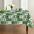 Horaldaily St. Patrick's Day Tablecloth 60x84 Inch Green Seasonal Rectangular