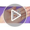 Halloween Mini Pumpkin Ghost Resin Figurines Bulk Set - 40 Pieces