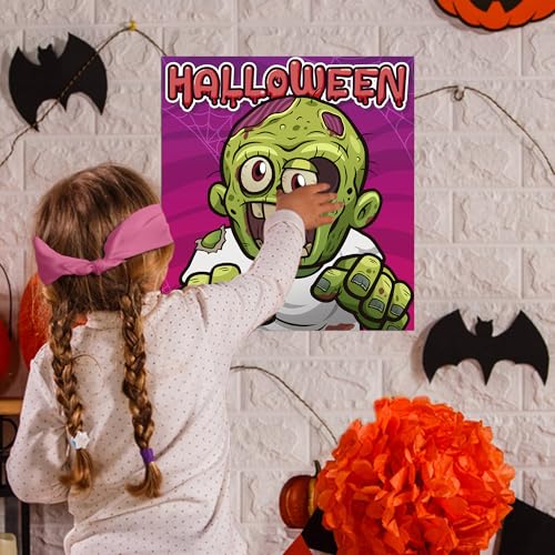 Halloween Zombie Eyeball Game Set for Kids - Party Decorations & Fun Activity