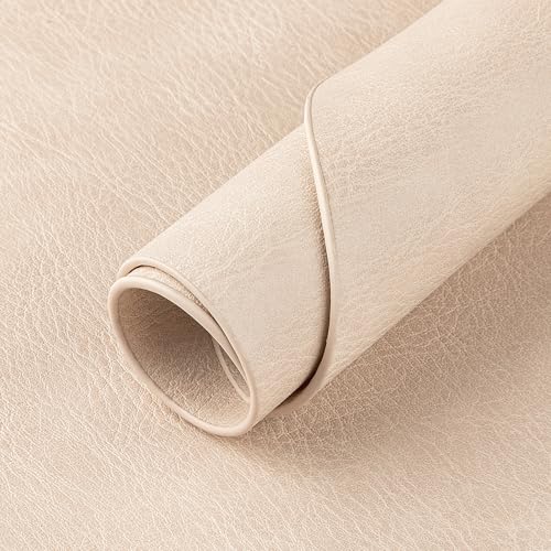 Oval Heat-Resistant Placemats Set of 12 - Waterproof & Washable Beige