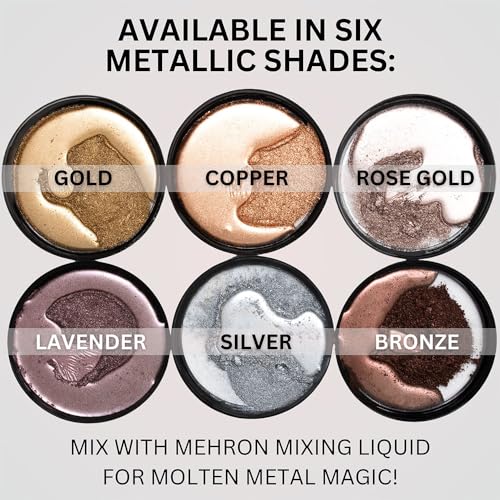 Mehron Metallic Powder Copper 1 oz - Creative Makeup & Cosplay