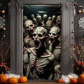 Halloween Entryway Banner Haunted House 35x71 Inch Polyester - Variation of THIS listing