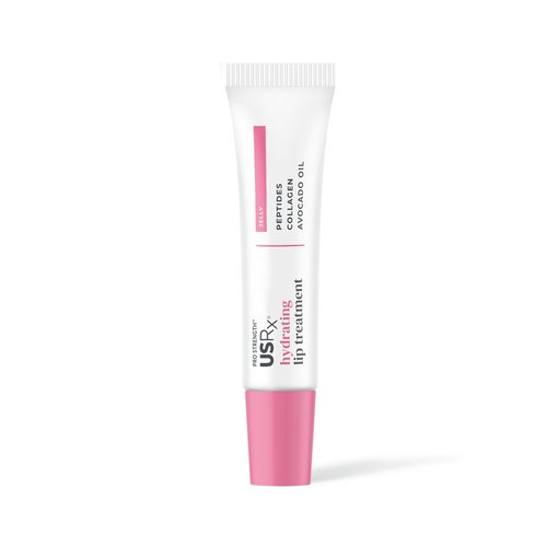 Urban Skin Rx Pro Strength Hydrating Collagen & Peptides Daily Lip Treatment, Non-Sticky, Ultra-Moisturizing Balm, Smooths, Softens & Plumps for a Healthier & More Youthful Appearance, Jelly, 0.31 Oz