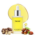De:maf My Glow Oil – 100% Natural Face Oil for Sensitive & Oily Skin, Hydrating & Non-Comedogenic with Jojoba, Macadamia & Vitamin E – Lightweight Facial Oil for Dry Skin
