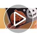 Halloween Door Sticker Decal Set with Spider Web & 5 Spiders - Pink Ghost Variation