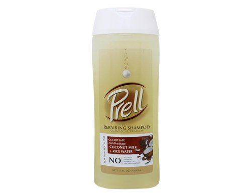 Prell Coconut Milk + Rice Water Shampoo - Anti-Breakage Repair for Damaged Hair | 13.5 fl. oz.