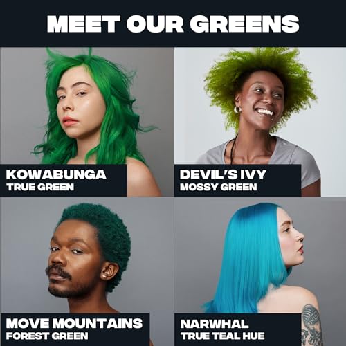 Semi-Permanent Green Hair Dye - Devil's Ivy - 5 Fl Oz - Vegan & Cruelty-Free