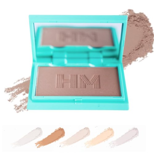 Haute Minute Travel Size Mini Pressed Powder - Complexion Perfection for On-the-Go | Neutral Dark