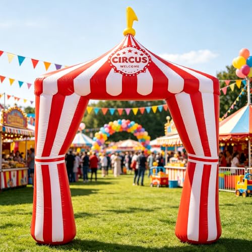 10ft Inflatable Circus Arch Entrance for Carnival & Party Decor