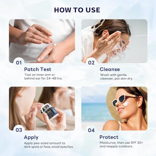 Dark Spot Corrector for Face & Body – Niacinamide & Vitamin C Serum for Hyperpigmentation, Age Spot, Sun Spot, Melasma & Freckles – Radiance & Even Skin Tone Treatment (1.7 Fl Oz)