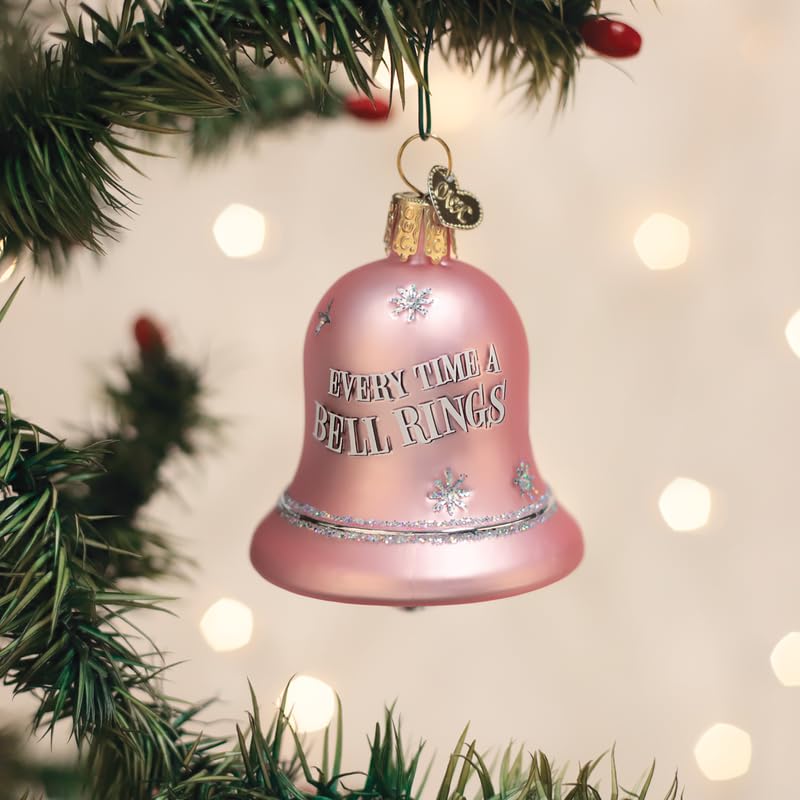 Every Time a Bell Rings Glass Christmas Ornament - Handcrafted Holiday Decor