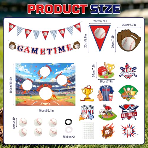 Halloween Baseball Car Decorations Kit - Trunk or Treat Display Set