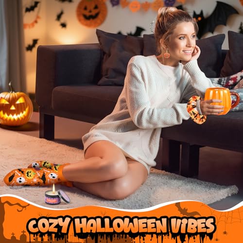 Boo Basket Stuffers for Women - Halloween Gift Set with Pumpkin Mug & Spa, 11Pcs Variation of THIS listing