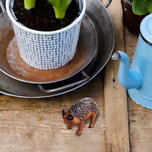Funny Grumpy Frog Statue - Resin Garden & Yard Decor, Outdoor Sculpture