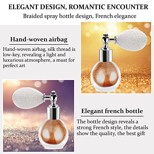 Body Glitter Spray T04 Bronze - Shimmer Sparkle Highlighter for Face & Body