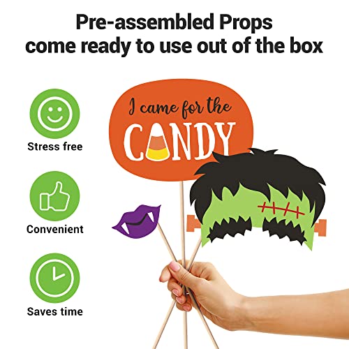 Halloween Photo Booth Props Set of 30 - Fully Assembled Party Decorations - Variation of THIS listing