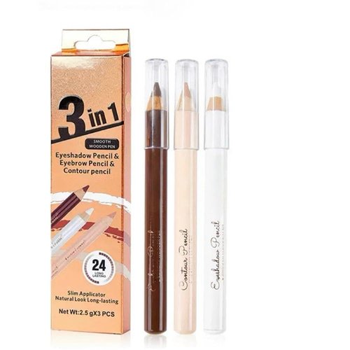 Regine Switzerland Eyebrow Lift Highlighting & Contour Pencil Set - Define & Fill Brows, 3 Pencils