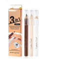 Regine Switzerland Eyebrow Lift Highlighting & Contour Pencil Set - Define & Fill Brows, 3 Pencils