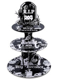 Death to My 20s Party Decorations - Reusable 3-Tier Cupcake Stand Gift