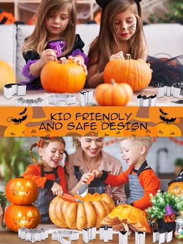 Halloween Pumpkin Carving Kit 27pcs for Adults Kids Safe & Easy