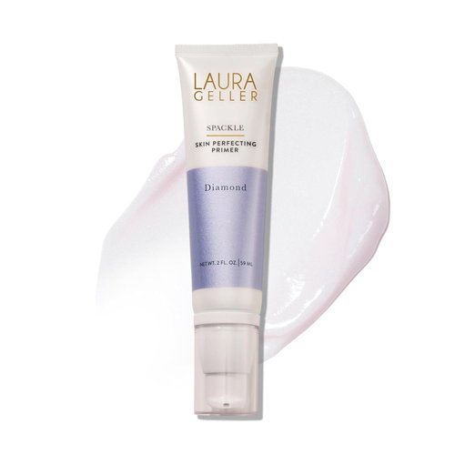 Laura Geller New York Spackle Primer - Diamond - 2 Fl Oz Super-Size Hyaluronic Acid Makeup Primer for Mature Skin