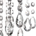 48-Piece Crystal Ornaments for Christmas Tree & Chandelier Decor - Beads & Pendants