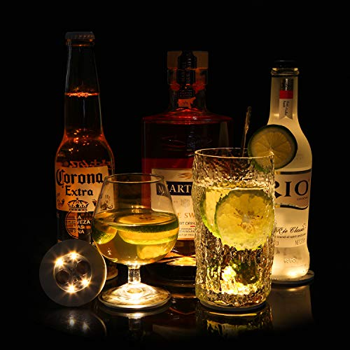 LED Bottle Lights for Wine & Liquor Decor - Warm White Variation