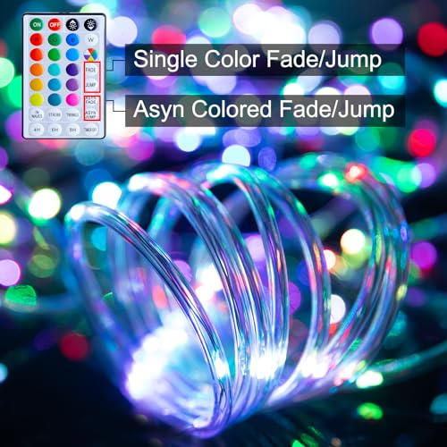 108Ft Color Changing Rope Lights Outdoor Indoor 330 LED Multi-Color String