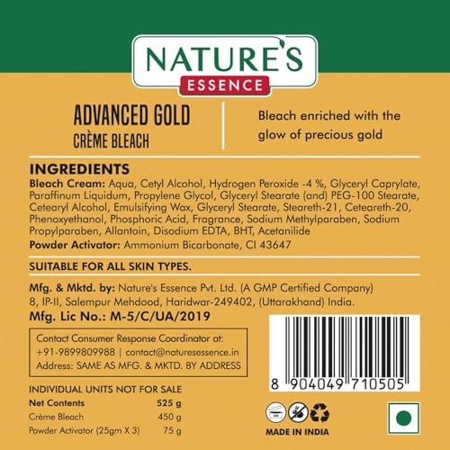 Gold Bleach Creme - Advanced Skin Lightening & Facial Bleaching 42g