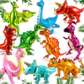 Large Dinosaur Balloons Set for Birthday Party Decor - 22-35 Inches