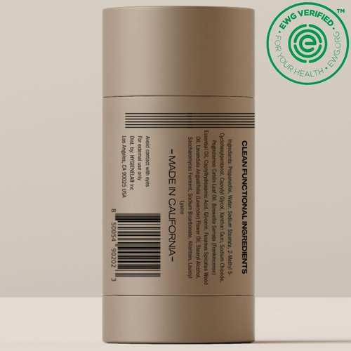 HygieneLab Men’s Deodorant – Aluminum-Free, 24-Hour+ Odor Protection, EWG Verified, Smooth Glide Application, Powered by Essential Oils, Premium Sandalwood Scent