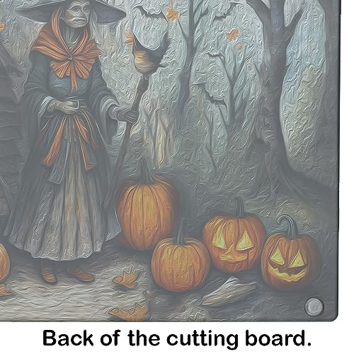 Halloween Slavic Witch Glass Cutting Board Large Decorative Kitchen Chopping Board - Variation of THIS listing