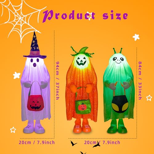 Halloween Alien Décor Light-Up Standing Trick-or-Treat Alien - Variation of Alien