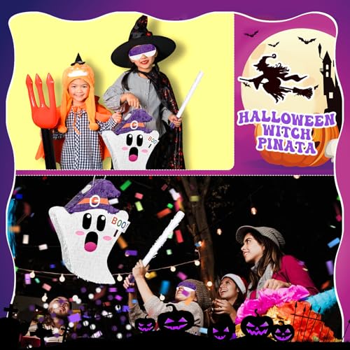 Halloween Ghost Piñata 17.7 x 13.7 x 3 Inch Spooky Party Decoration - Variation of THIS listing