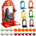 Medium Day of the Dead Altar Picture Frame Set - Vertical, Mexican Style, 8.5x6.3in