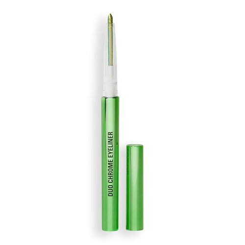 Revolution Beauty London Metallic Duochrome Eyeliner - Smudge-Proof, Waterproof, Vegan | Deep Space Blue