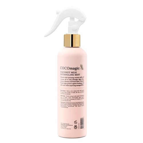 Cocomagic Coconut Milk Detangling Mist - Extra Moisturizing Leave-In Detangler | Boost Shine & Restore Vibrancy | Paraben Free (8 oz)